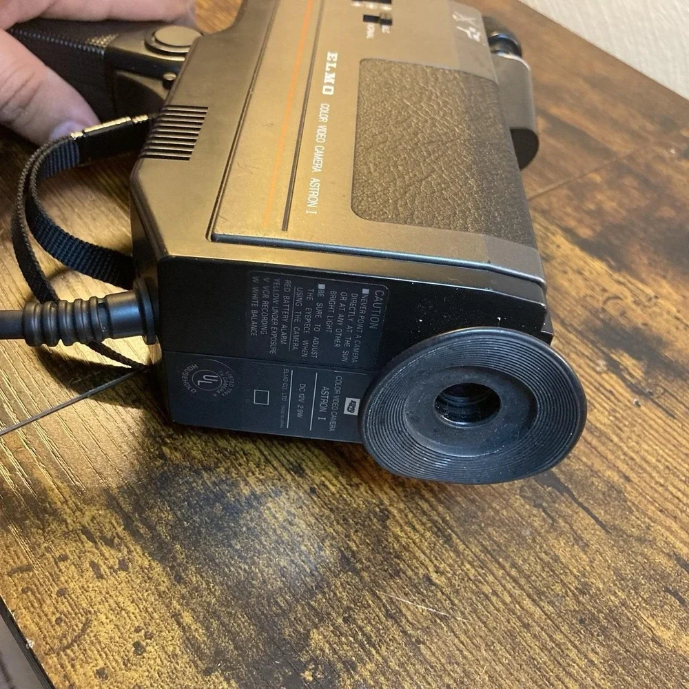 Elmo Astron I Video Camera - For Parts / As-Is - Vtg Prop